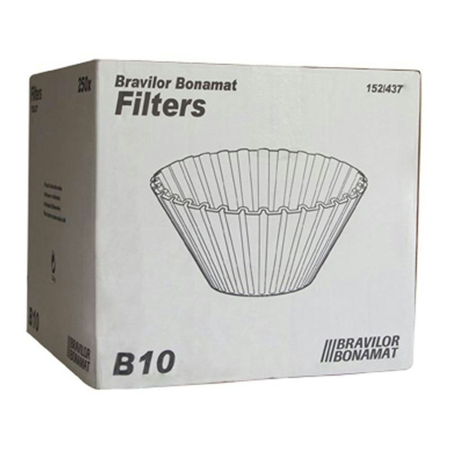 Bravilor Bonamat B10 150-437 mm Kahve Filtre Kağıdı 250’li