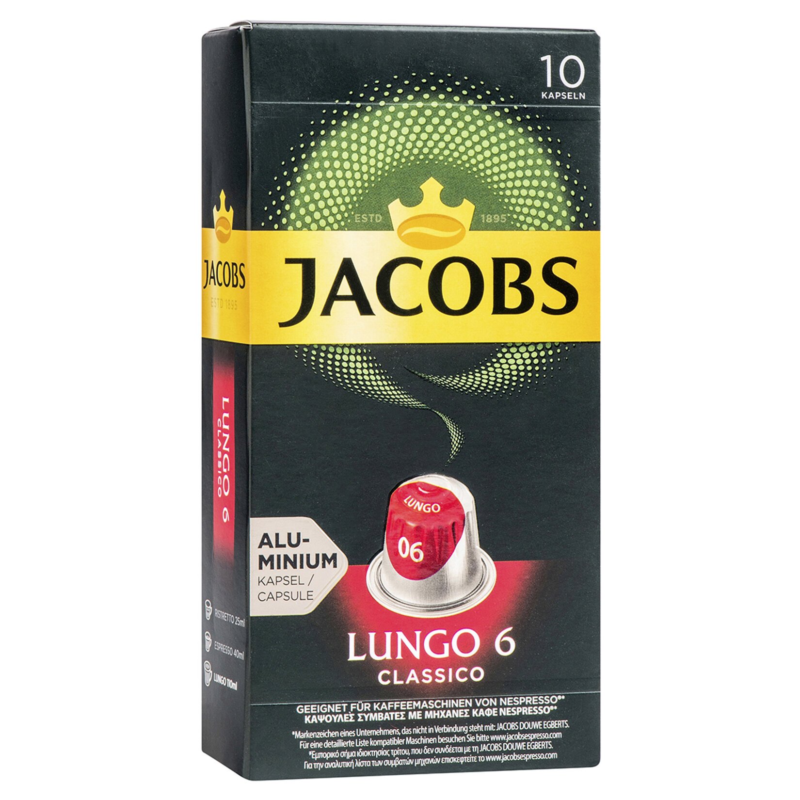 JACOBS LUNGO 6 CLASSİCO KAPSÜL KAHVE 10’LU